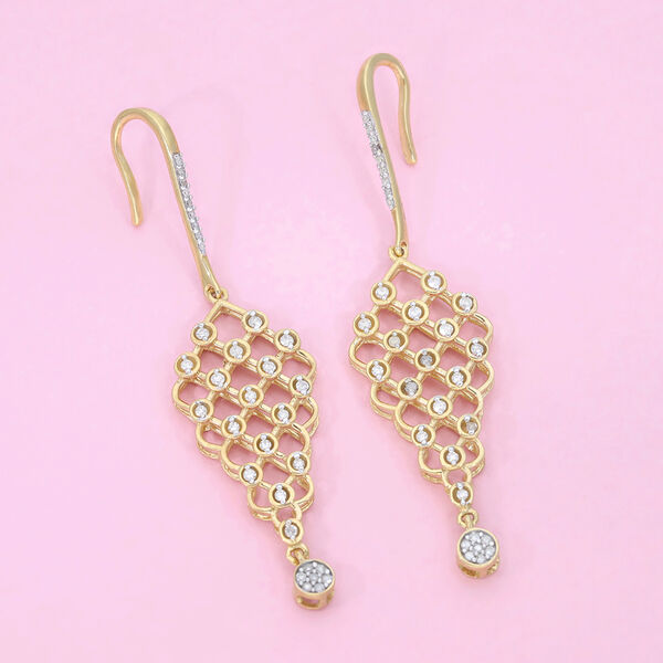 Diamant-Ohrh&auml;nger in Silber image number 2