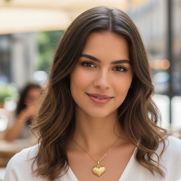 965 Gold Herz-Anh&auml;nger 7,60g image number 3