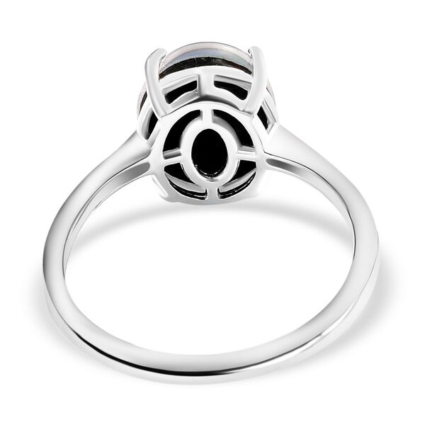 Boulder Opal Triplett-Ring, 925 Silber  ca. 1,77 ct image number 8