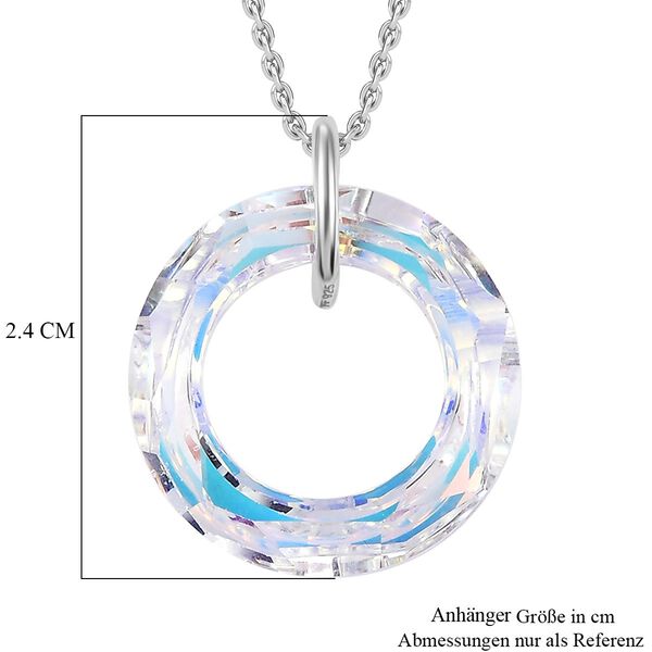 J Francis gefertigt mit SWAROVSKI- AB Swarovski Kristall Anhänger mit 45cm Kette image number 6