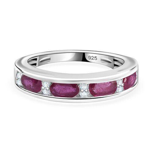 Afrikanischer Rubin und Zirkon-Ring - 1,54 ct. image number 0