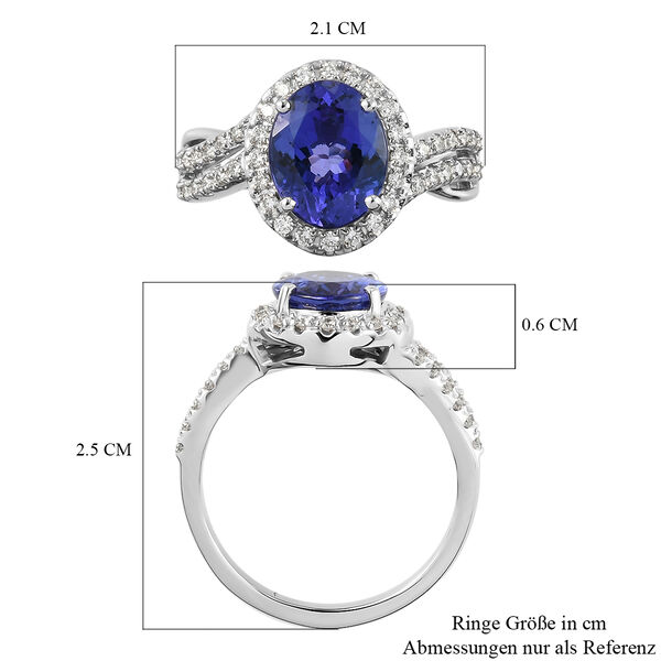 RHAPSODY AAAA Tansanit und VS EF Diamant-Ring - 2,95 ct. image number 7