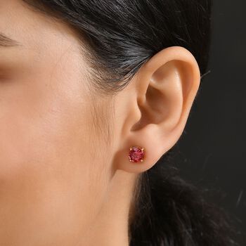 D'Joy Labor Padparadscha Saphir Ohrringe - 3,53 ct.