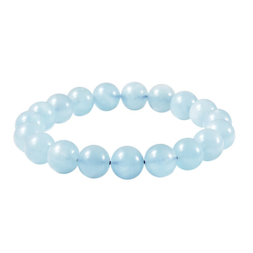 Flexibles Aquamarin-Armband, 16,5-18 cm, ca. 158,50 ct image number 0