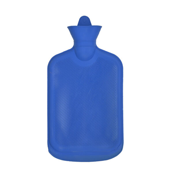 2er-Set W&auml;rmflasche mit superweichem Kunstfell Pl&uuml;schbezug, 2000ml, Gr&ouml;&szlig;e 18x32 cm, Rot und Braun image number 4