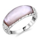 Royal Bali - Perlmutt Ring, 925 Silber (Größe 17.00)