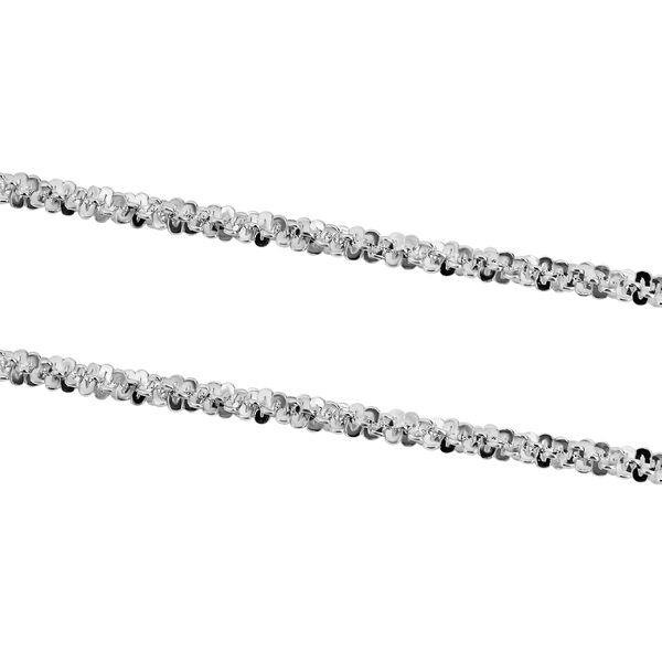 Italianische Funkelkette, ca. 45 cm, 925 Silber ca. 3,86g image number 3