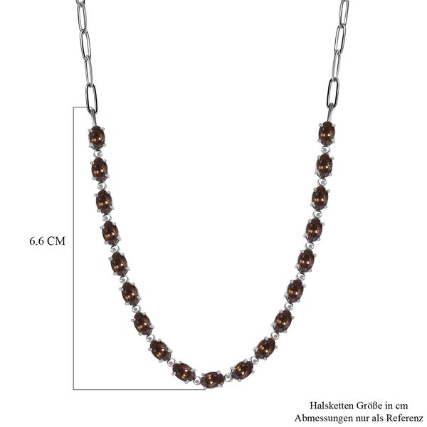 Rauchquarz Halskette, 45 cm - 7,05 ct. image number 6