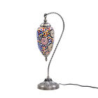 Handgefertigte, orientalische Mosaikglas-Tischlampe in Wassertropfen Form, Mehrfarbig image number 2