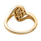 AAA Turkizit und weißer Zirkon-Ring - 0,96 ct. image number 5
