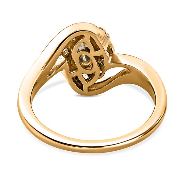 AAA Turkizit und weißer Zirkon-Ring - 0,96 ct. image number 7