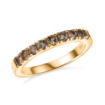 AA Nat&uuml;rlicher goldener Tansanit Ring - 0,74 ct.