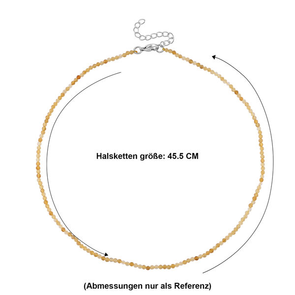 Citrin Halskette ca. 45 cm 316L Edelstahl ca. 21.00 ct image number 5