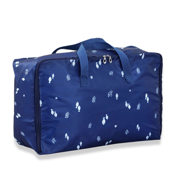 LIVMORE 3er-Set Aufbewahrungstaschen aus 210D-Oxford-Gewebe, Blau image number 4