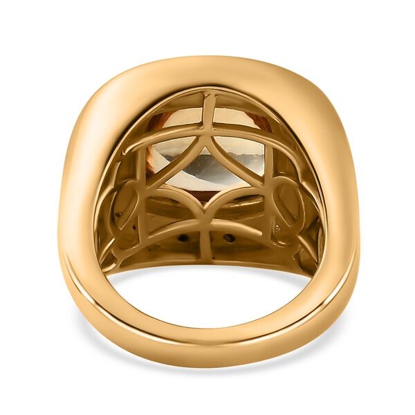 AA Citrin und Zirkon Ring - 8,89 ct. image number 6
