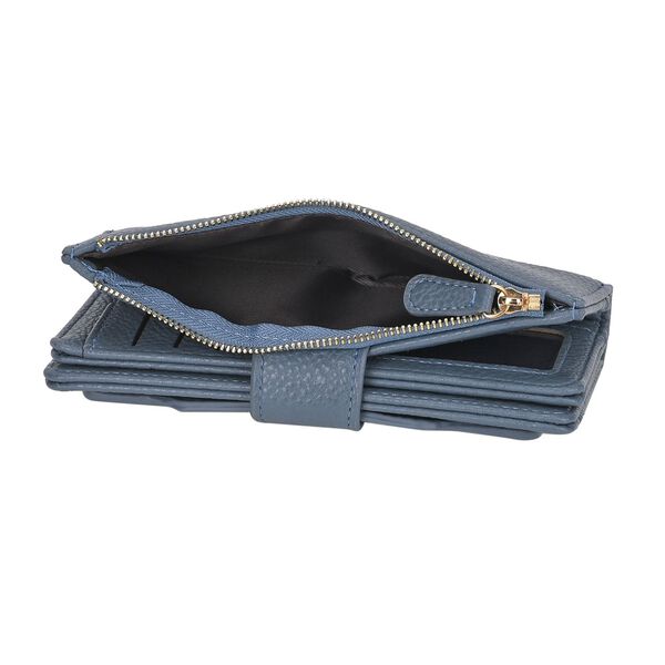 Brieftasche mit RFID-Schutz, 18x3x9cm, Blau image number 6