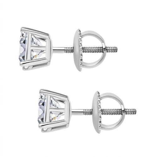 LUXURIANT DIAMOND- VS-EF Labor Diamant Ohrringe in 950 Platin - 2,17 ct. image number 3