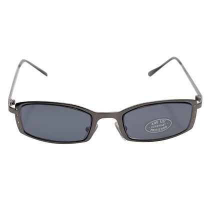 Sonnenbrille mit UV-Schutz und Kristallen, Schwarz