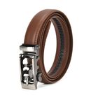 Automatik-Schnallen Ledergürtel - Klassisch Unisex, Braun