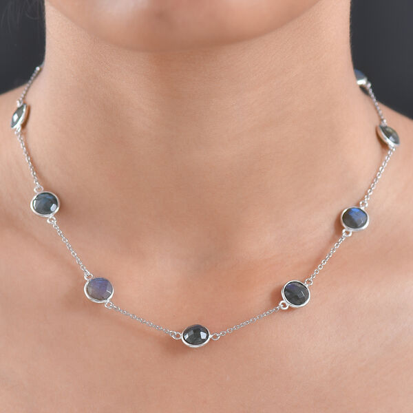 Labradorit 50cm Halskette - 22,55 ct. image number 2