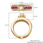 GP Celestial Dream Collection - Afrikanischer Rubin Afrikanischer Rubin und Welo Opal Ring Set, ca. 2,03 ct. image number 7