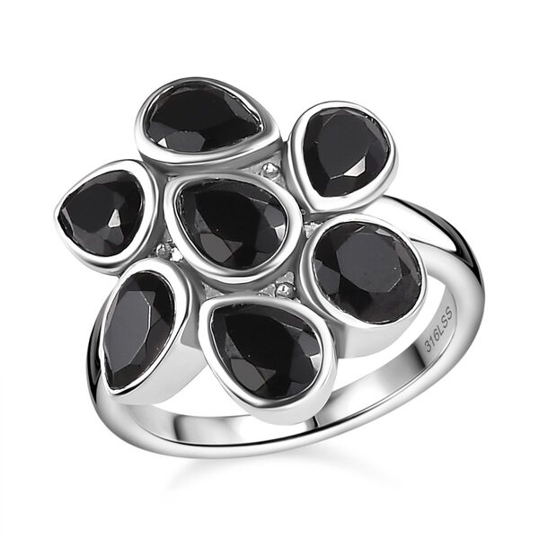 Schwarzer Spinell-Ring - 3,92 ct. image number 4