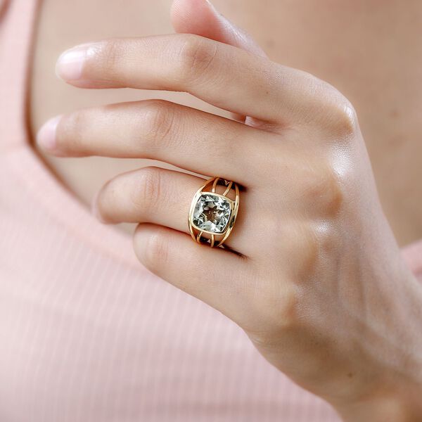 Prasiolith Ring - 5,09 ct. image number 3