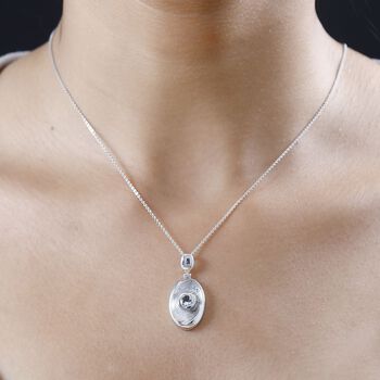 AA Aquamarin Anh&auml;nger, ca. 0,43 ct.