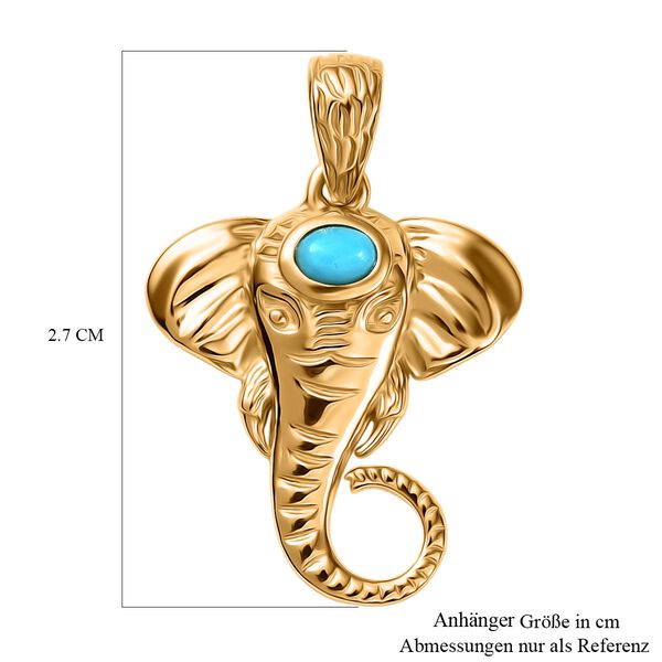 AA Sleeping Beauty Türkis Anhänger - 0,17 ct. image number 6