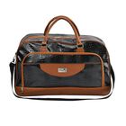 Passage: Reisetasche mit Kroko-Pr&auml;gung extralangen Riehmen, 55x34x22 cm, schwarz