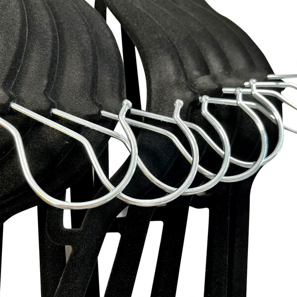 10er Set - Kleiderbügel mit Samt überzogen, Anti-Rutsch image number 2