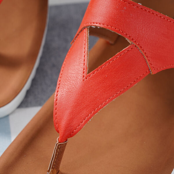 LA MAREY - Damen Sandalen, Größe 36, Orange image number 4