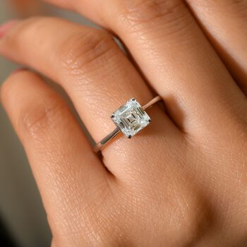 LUXURIANT VS-EF Labor Diamant Ring in 950 Platin - 2 ct.