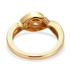 LUSTRO STELLA Feinster Zirkonia Ring 925 Silber vergoldet (Größe 16.00) image number 5