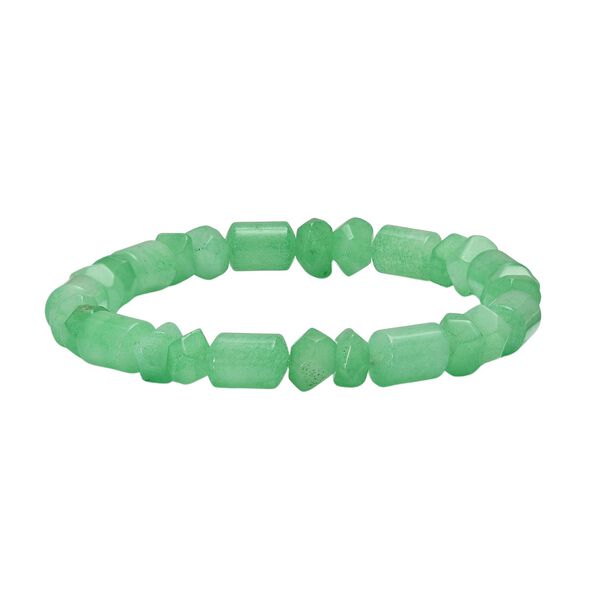 Flexibles grünes Aventurin Armband - 120 ct. image number 0