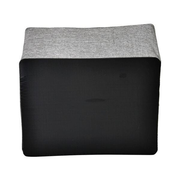 66L Stapelbare Aufbewahrungsbox mit Metallrahmen, Grau image number 5