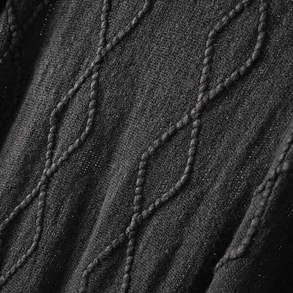 LA MAREY - Poncho mit Quasten, Beige image number 5