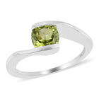 Peridot Bypass Ring 925 Silber  ca. 0,95 ct image number 3