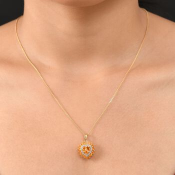 D'Joy Blaze Feueropal Anh&auml;nger mit 50cm Kette - 1,68 ct.