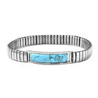 Flexibles, blaues Howlit-Armband, 19 cm, ca. 15,00 ct image number 0