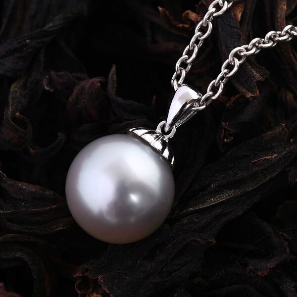 Iliana Collector's Edition - Wei&szlig;e S&uuml;dsee Perle Anh&auml;nger, (11-13mm), 750 Wei&szlig;gold image number 1