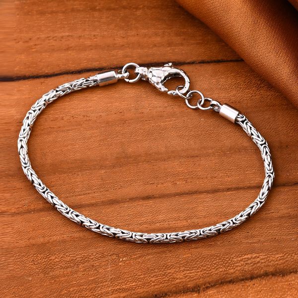 Borobudur Armband in 925 Silber, 19cm image number 1