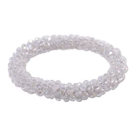 Flexibles, simuliertes mystisches weißes Kristall-Armband