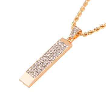 Wei&szlig;es Kristall-Schmuckset