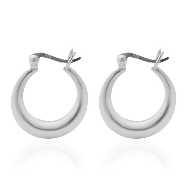 Schlichte Silber Creolen ca. 2,50g image number 2