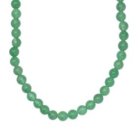 Grüne Quarz-Halskette, 50 cm - 191 ct.