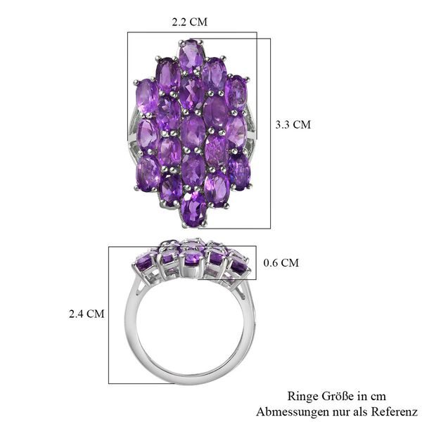 Afrikanischer Amethyst Ring - 7.30 Ct. image number 7