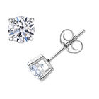 LUXURIANT DIAMOND - Lab Grown Diamant VS-EF SGL zertifiziert Ohrringe, 585 Wei&szlig;gold ca. 1.00 ct