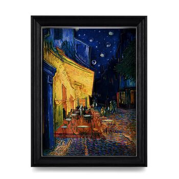 LIVMORE 3D DIY Bilderrahmen Bastelset Sternennacht Motiv 22 x 13 x 17 cm Blau