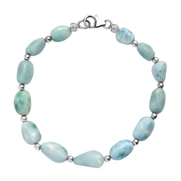 AA Larimar 19cm Armband und 45cm Halskette image number 1